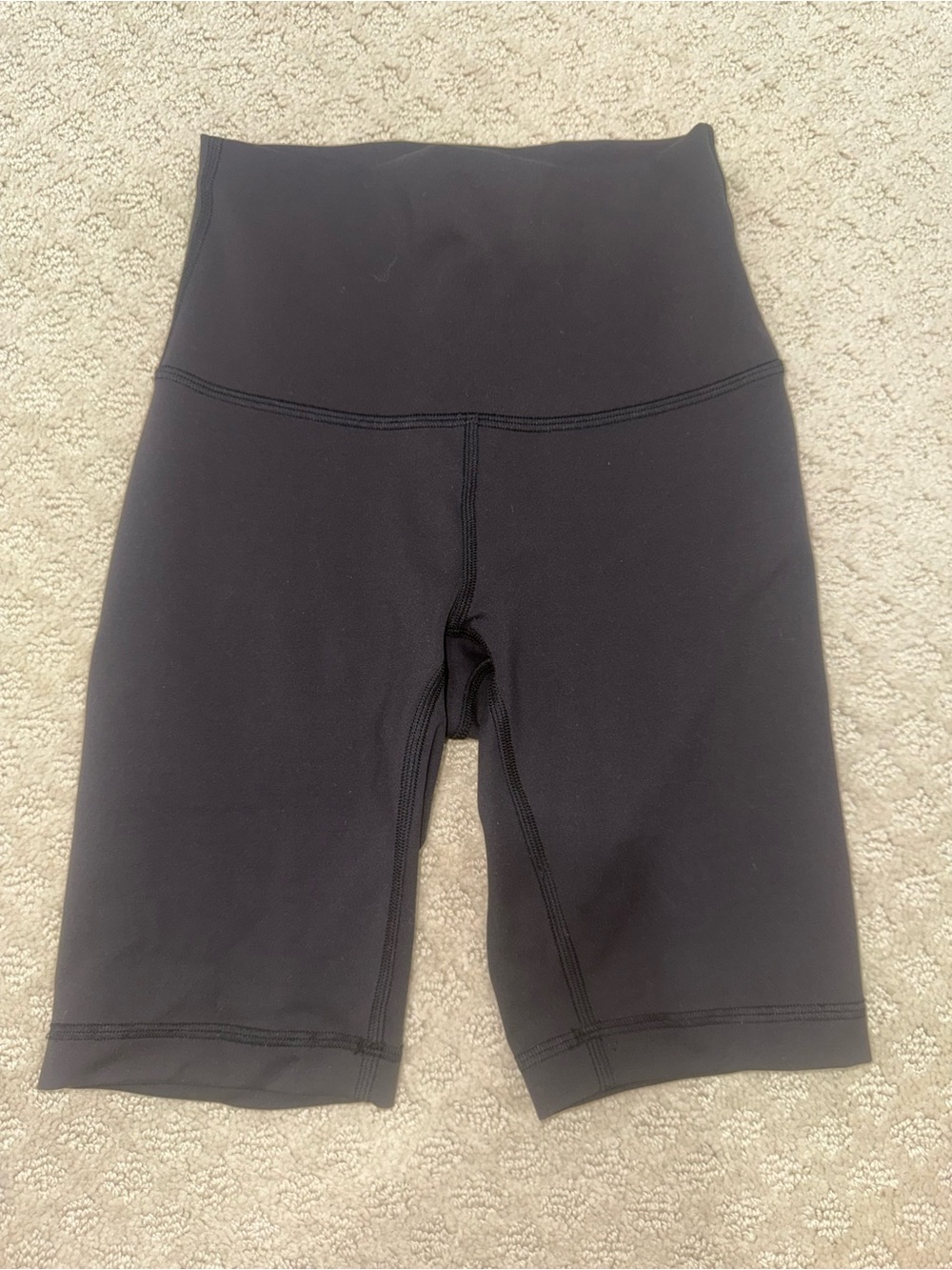 lululemon athletica Black High-Rise Bike Shorts